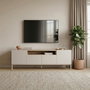 Nordure Soporte para TV Sandstone y Sapphire Oak
